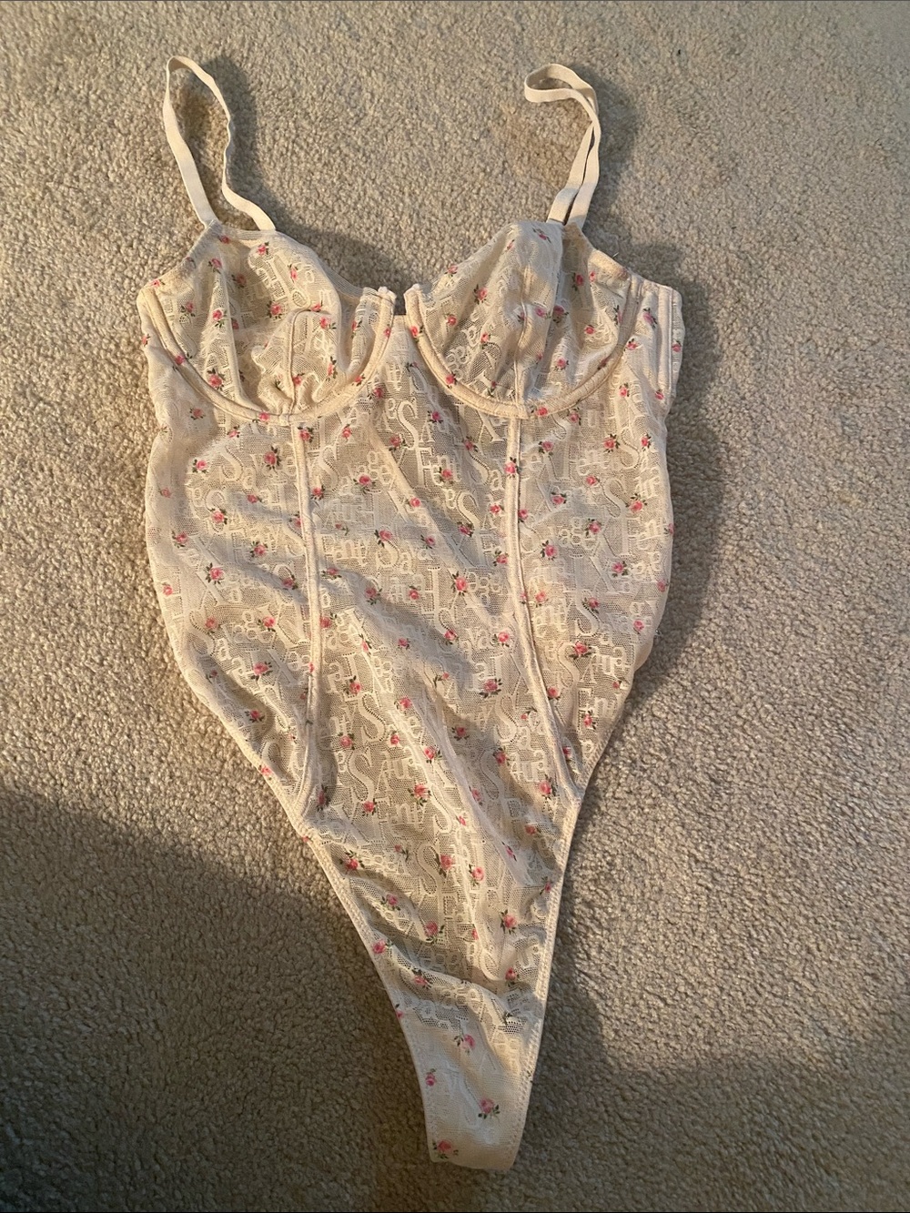 Savage Fenty X medium (6-8) thong bodysuit